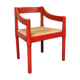 Vico Magistretti red carimate chair for Mario Luigi Comi, Italy
