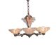 Ezan Art Deco 6-light chandelier
