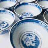Set of 10 Chinese bowls
