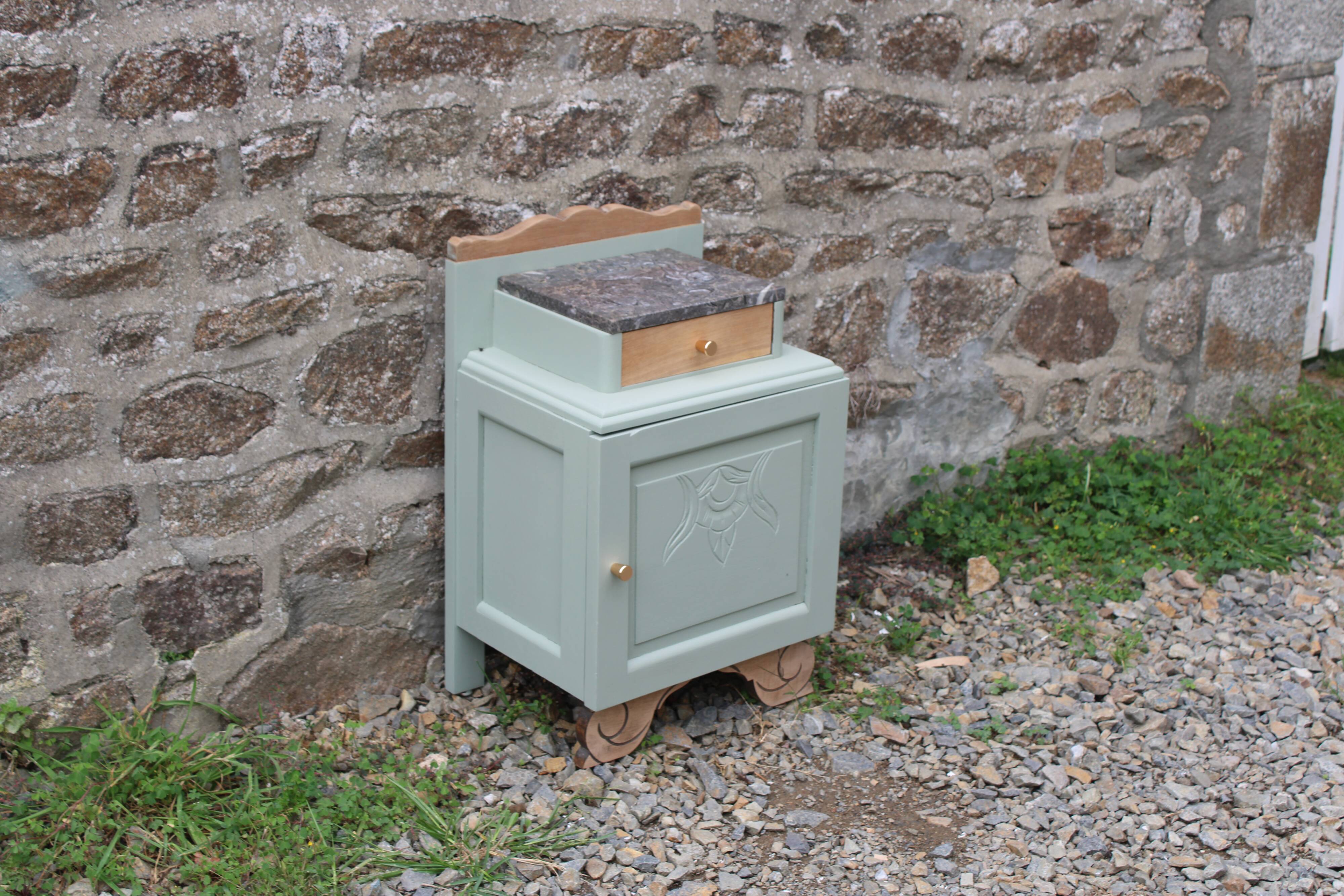 Vintage art deco bedside table