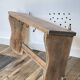 ETAGERE Vintage 5 Crochets BOIS Brut