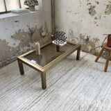 Table basse en laiton années 60