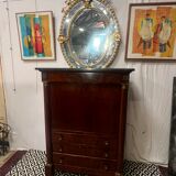 Empire period mahogany secretary, stamped Joseph Kochly, 19th century