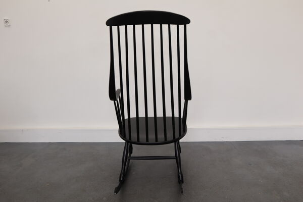Rocking chair par L. Larsson, Nesto, Suède, années 1960