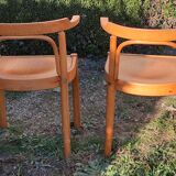 Series of 4 Baumann armchairs