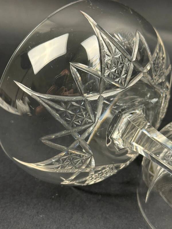 Baccarat, Epron service, set of 6 champagne glasses, lot no. 2
