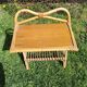 Bamboo and rattan bedside table