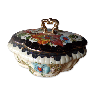 Hand-painted ceramic H. Bequet Quaregnon