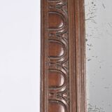 Large rectangular mirror, vintage art deco, dated 1926