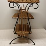 Wicker sofa tip, 50s