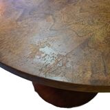 French Art Deco Veneered Side Table, 1930s