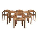 Dining chairs by Rainer Daumiller x 6, 1970s