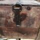 Wooden and metal military case, circa 1960