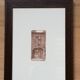 Vintage painting with ash frame, 1970-1980