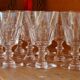 Set of 12 crystal water glasses from Saint-Louis - Caton model