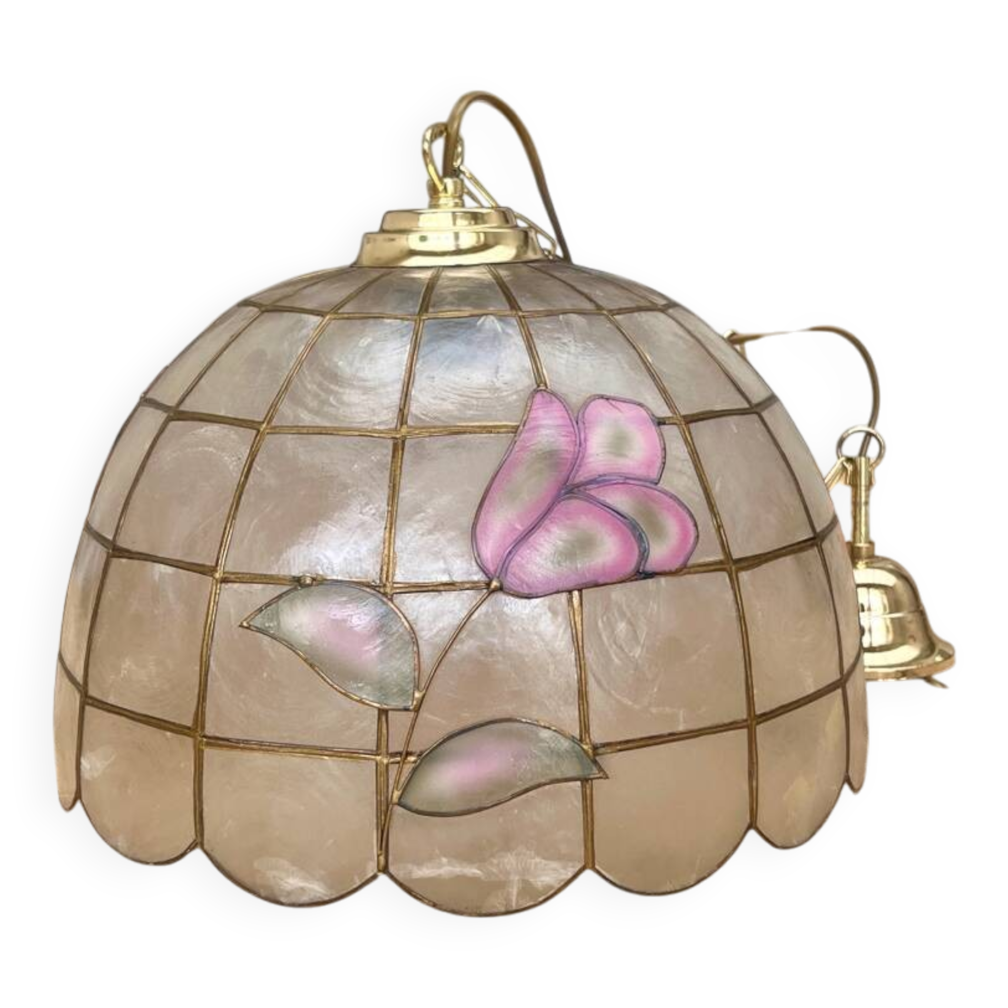 Mother-of-pearl pendant "Belle"