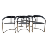 Set of 6 designer chairs from Italy.