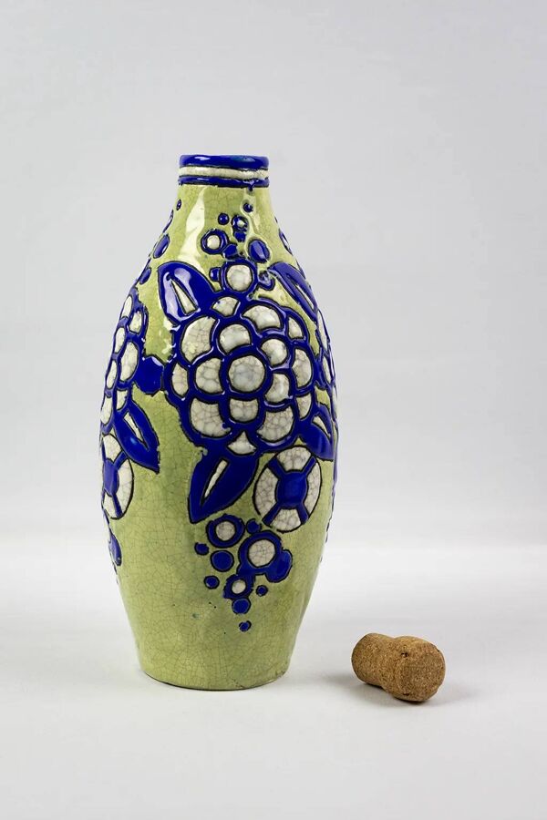 Vase Art Déco de Charles Catteau pour Boch Frères Keramis, circa 1928