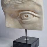 Eye of Michelangelo's "David", vintage cast after Brucciani, on base, 27 cm