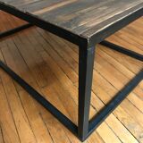 Wooden and metal table