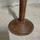 3 spikes -candles in solid oak 1950s