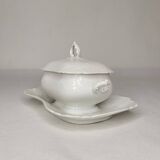 19th century Limoges Pouyat porcelain gravy boat