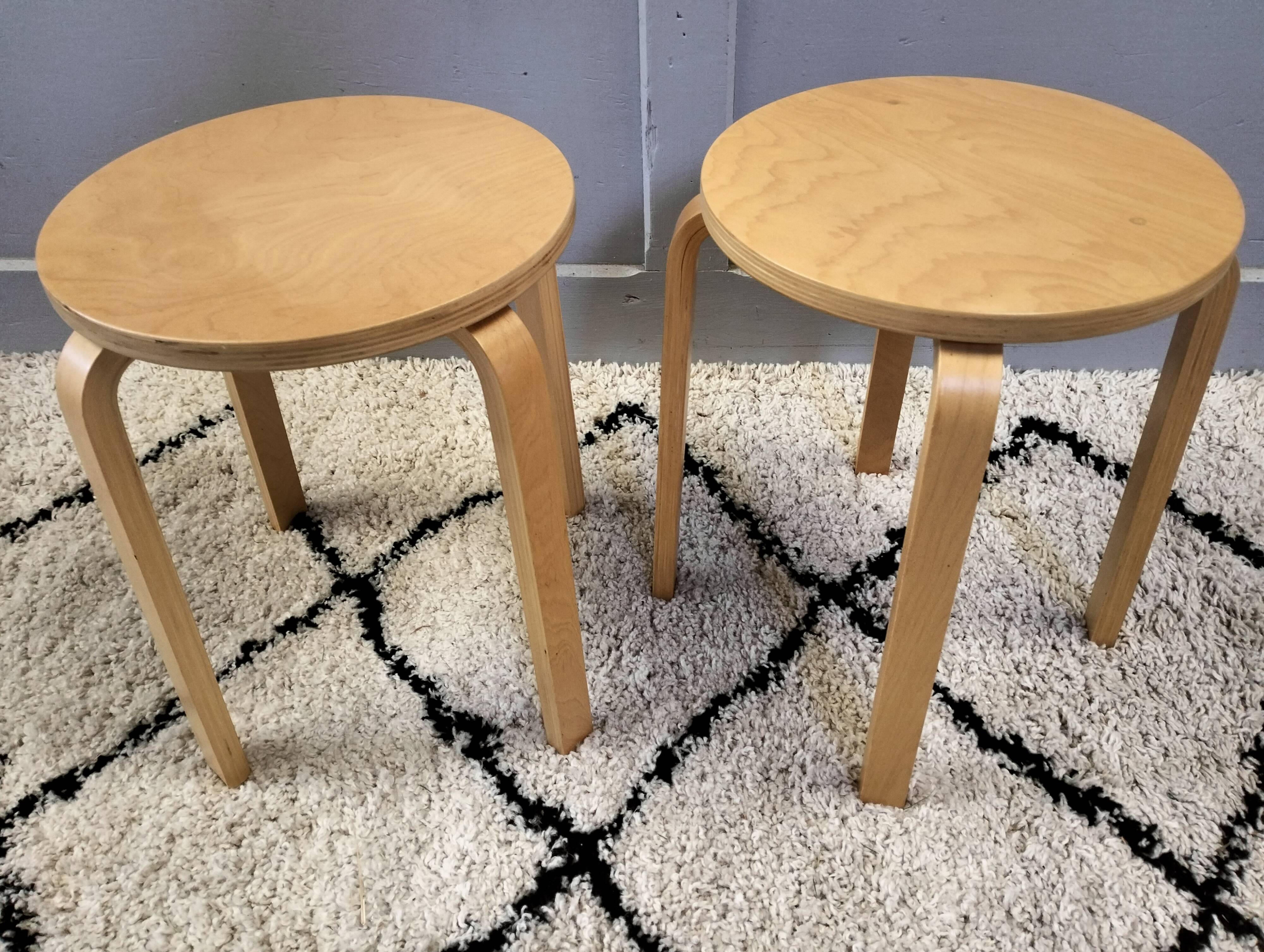 2 "Frosta" stools by Ikea, 1990
