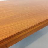 Vintage 60s Scandinavian style teak dining table with extensions