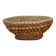Vintage woven basket, small woven basket, bread basket, banneton