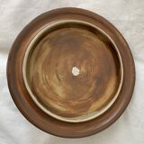 Service dish enamelled sandstone Pottery of the Vallauris Dove