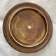 Service dish enamelled sandstone Pottery of the Vallauris Dove