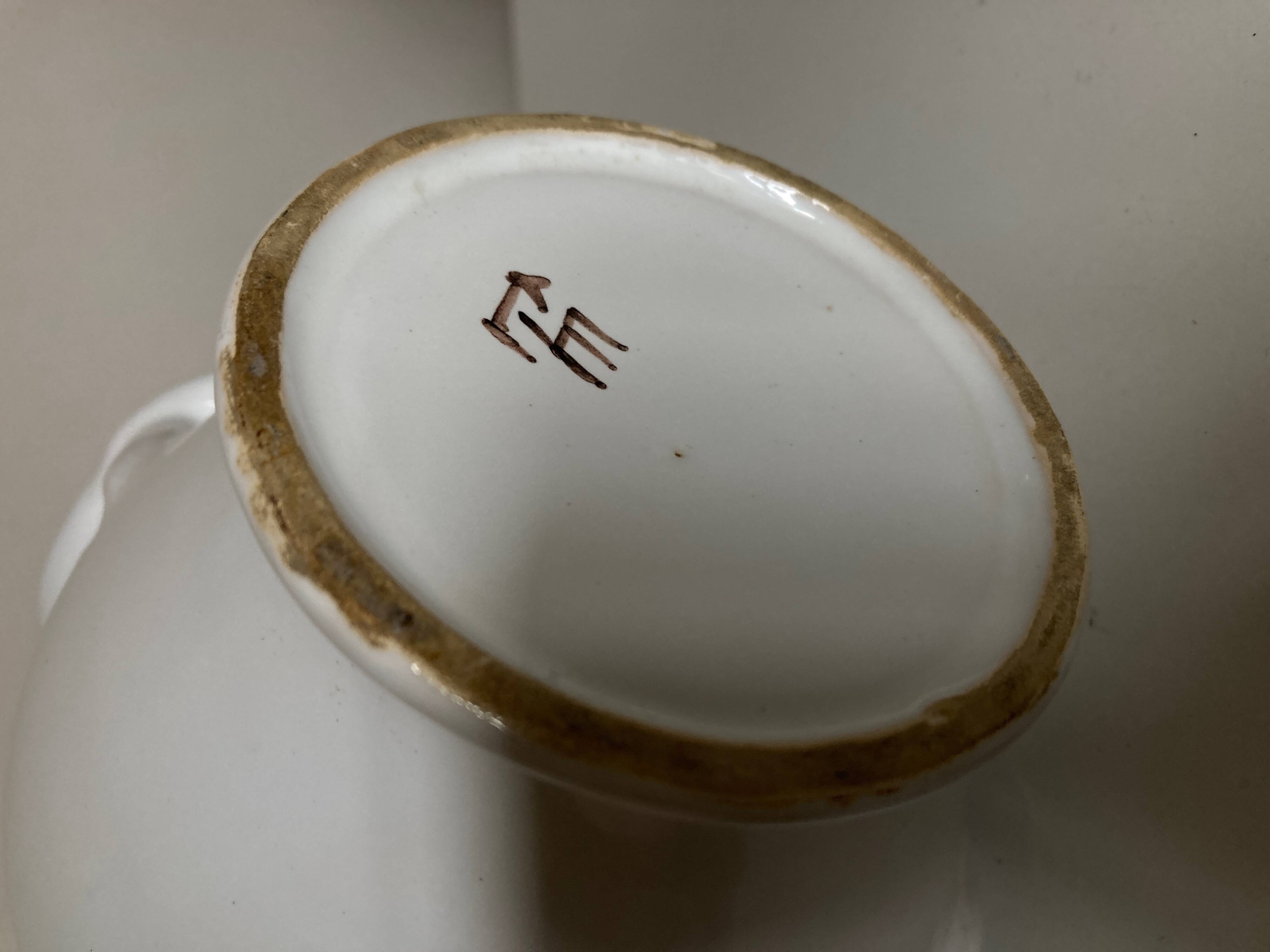 Neoclassical vase by Emile Tessier 1950 Malicorne