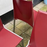 4 chaises de salle à manger italiennes post-modernes Bross
