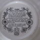 Lot 6 assiettes Gien Pont aux Choux