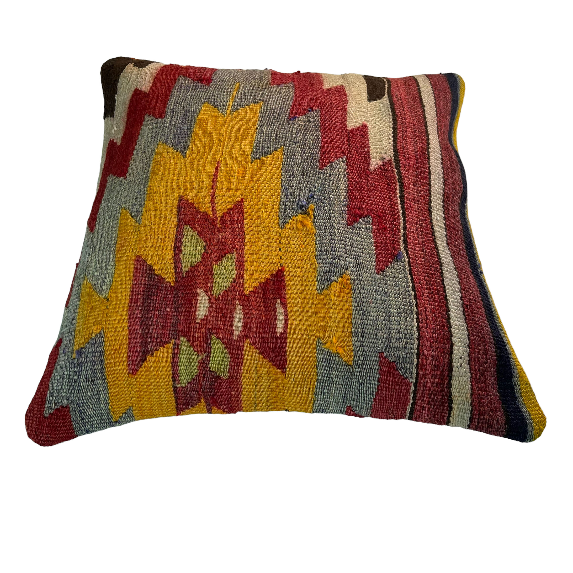 Vintage turkish kilim cushion cover 40 x 40 cm