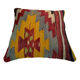 Vintage turkish kilim cushion cover 40 x 40 cm