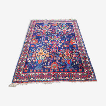 Tapis ancien d'orient persan fait main afshar 185 x 145 cm