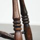 Antique English Windsor stool from the 18th century with a great patina
