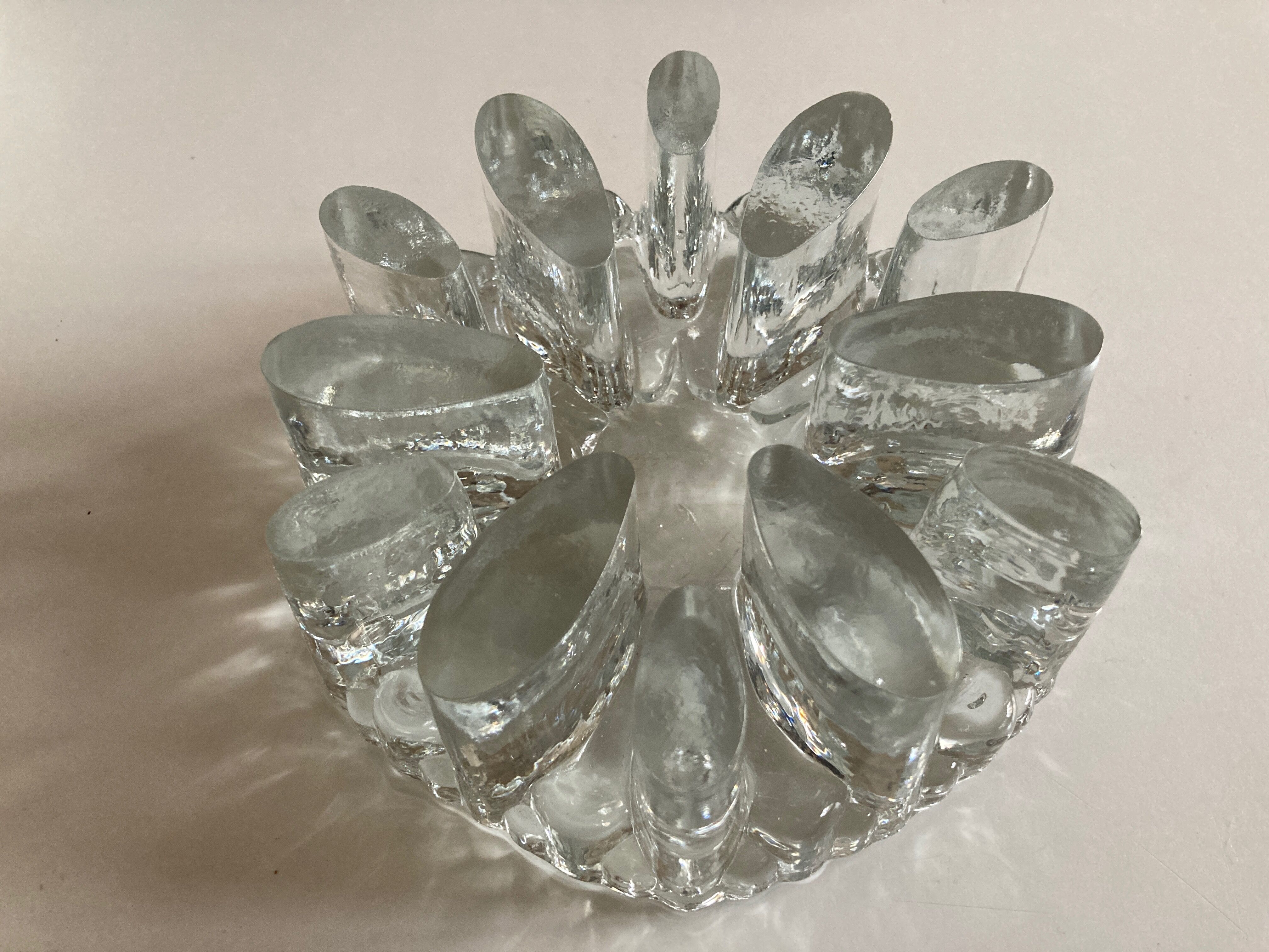 Product BHV Ice Candle holder from Nybro Sweden Scandinavian 1970