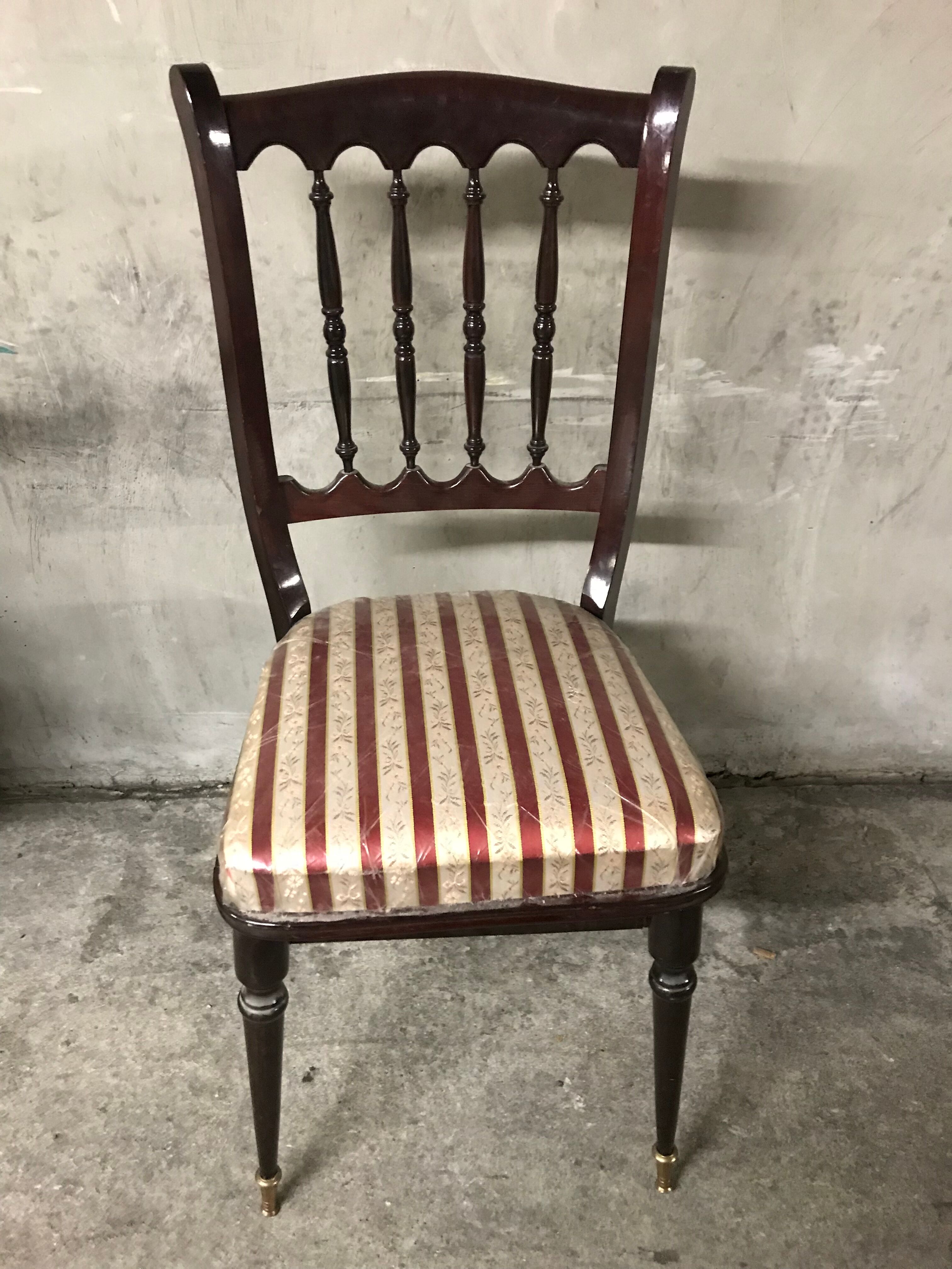 Set of 4 chairs Italian bars