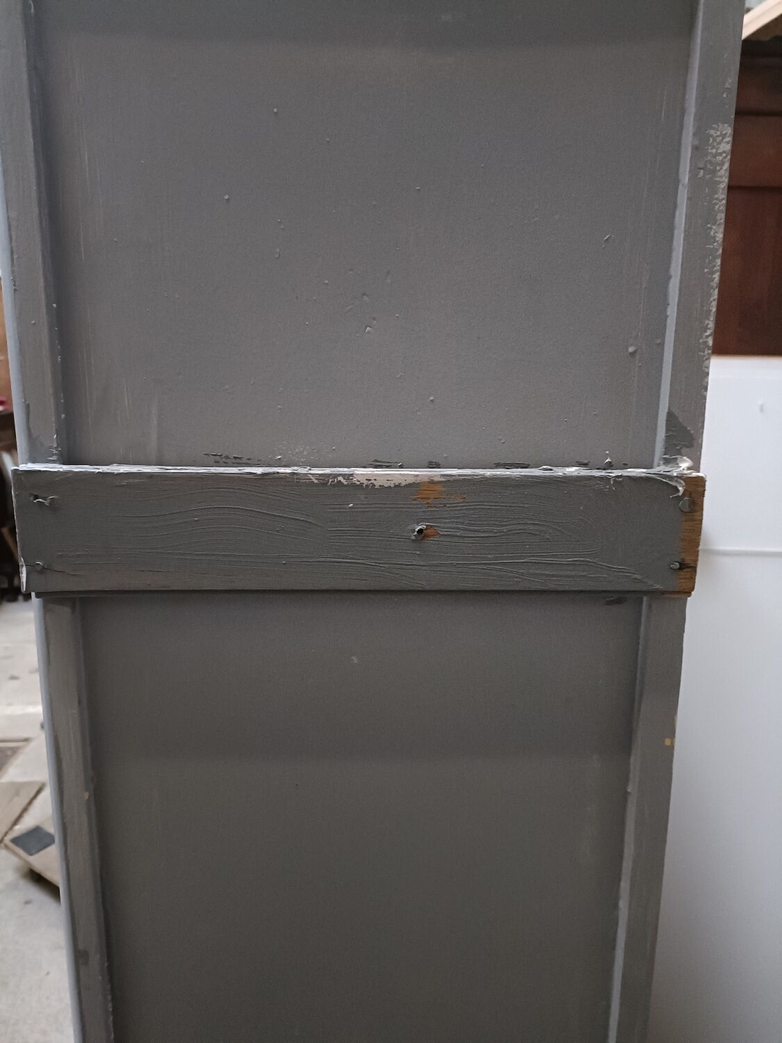 Armoire parisienne grise années 50