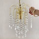 Lustre vintage italien pampilles