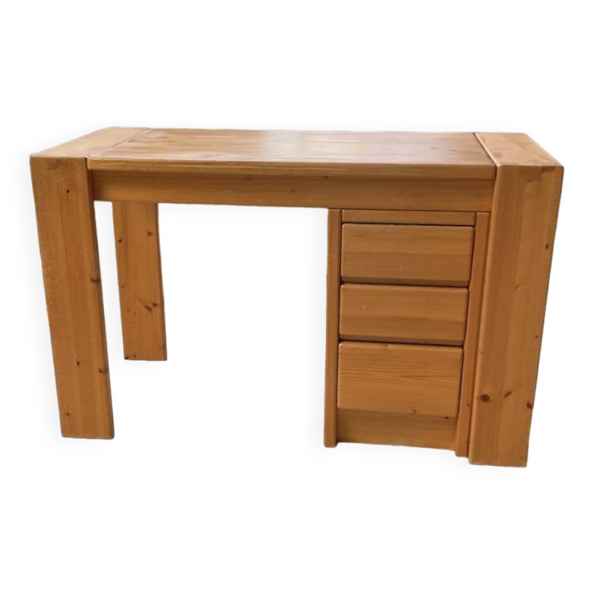 1970s pine desk