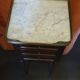 Mahogany bedside Louis XVI