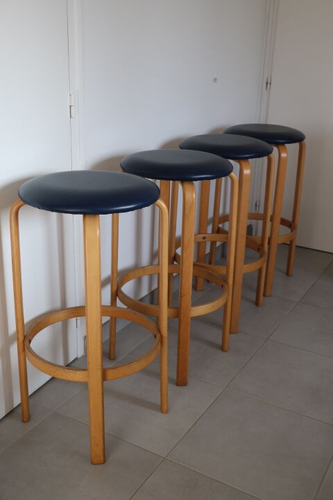 4 Danish stools Georg Petersens Mobelfabrik 840mm