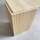 Table basse en travertin Teardrop
