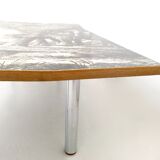 "transepoca" wooden coffee table by carmelo la gaipa, italy 2018