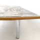 "transepoca" wooden coffee table by carmelo la gaipa, italy 2018