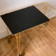 Table desserte vintage sur roulettes