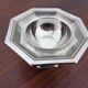 French stainless steel caviar bowl by Jean Couzon, 1970s